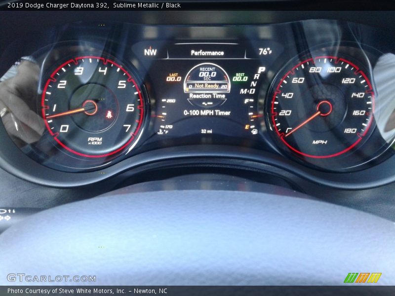 Sublime Metallic / Black 2019 Dodge Charger Daytona 392
