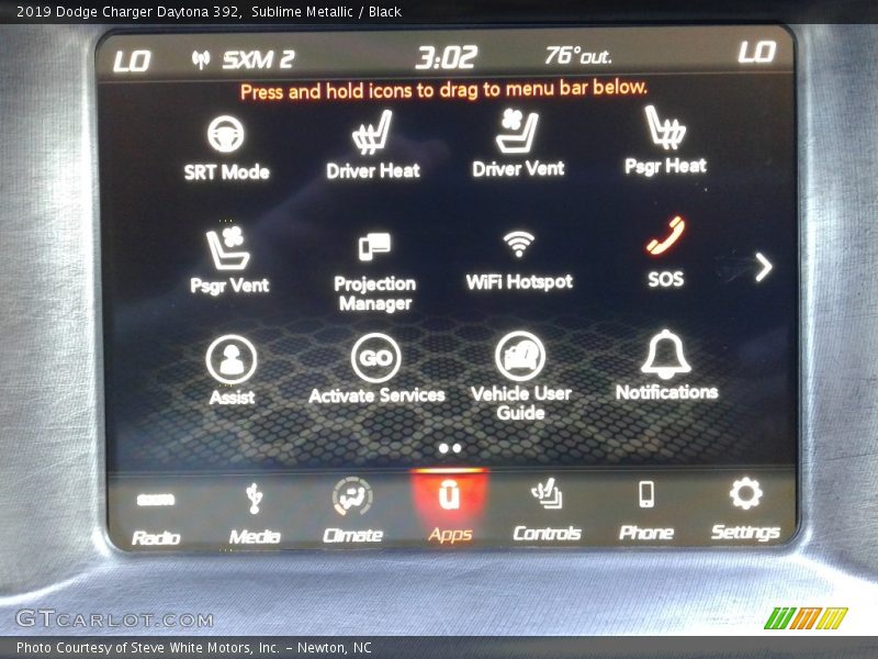 Sublime Metallic / Black 2019 Dodge Charger Daytona 392