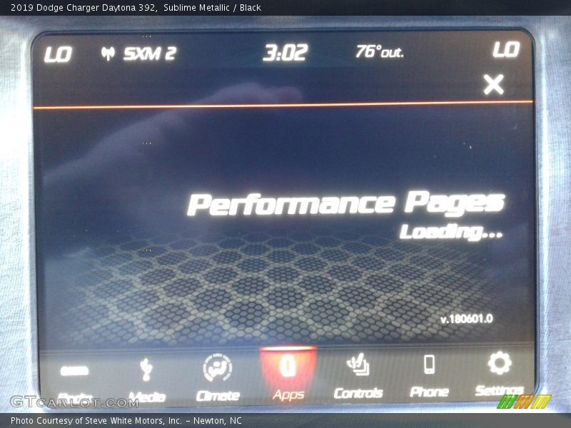 Sublime Metallic / Black 2019 Dodge Charger Daytona 392