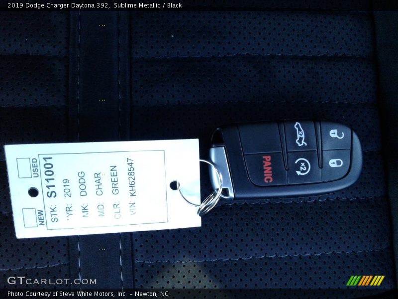 Sublime Metallic / Black 2019 Dodge Charger Daytona 392