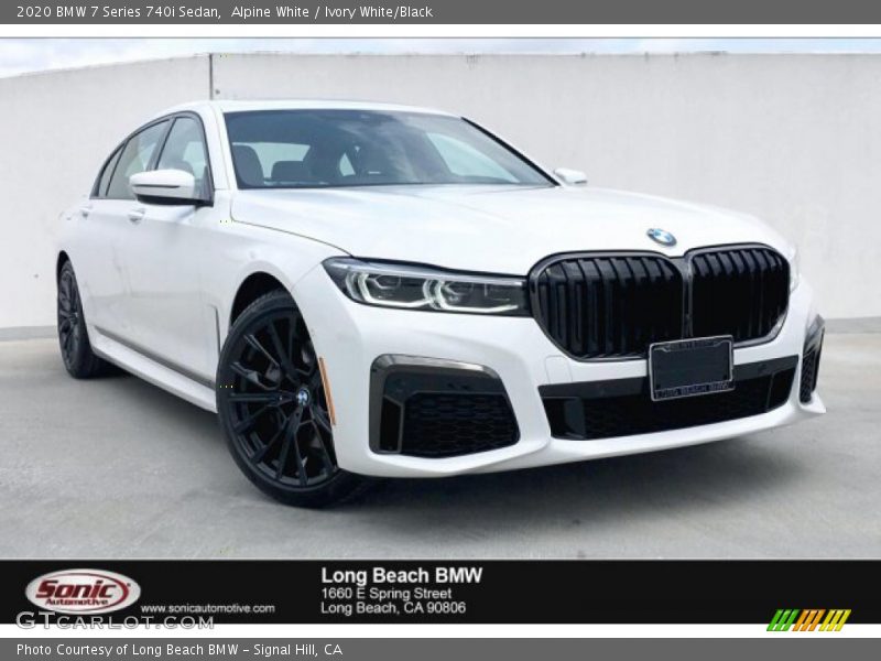 Alpine White / Ivory White/Black 2020 BMW 7 Series 740i Sedan