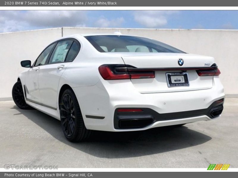Alpine White / Ivory White/Black 2020 BMW 7 Series 740i Sedan