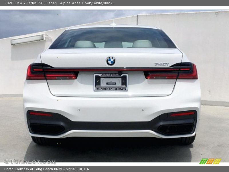 Alpine White / Ivory White/Black 2020 BMW 7 Series 740i Sedan