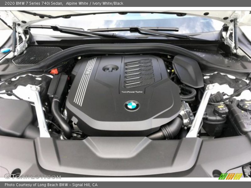 Alpine White / Ivory White/Black 2020 BMW 7 Series 740i Sedan