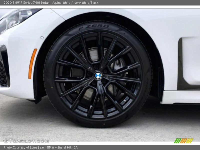 Alpine White / Ivory White/Black 2020 BMW 7 Series 740i Sedan