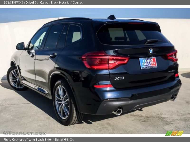 Carbon Black Metallic / Cognac 2019 BMW X3 sDrive30i