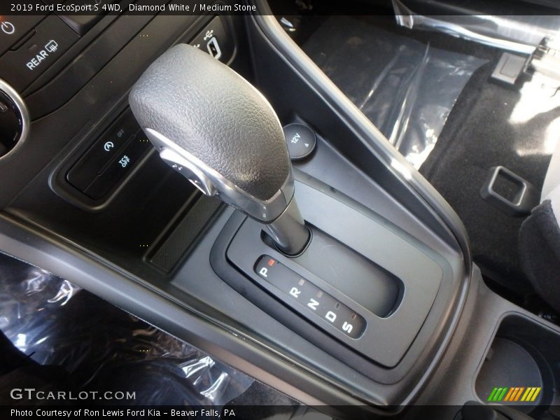 Diamond White / Medium Stone 2019 Ford EcoSport S 4WD