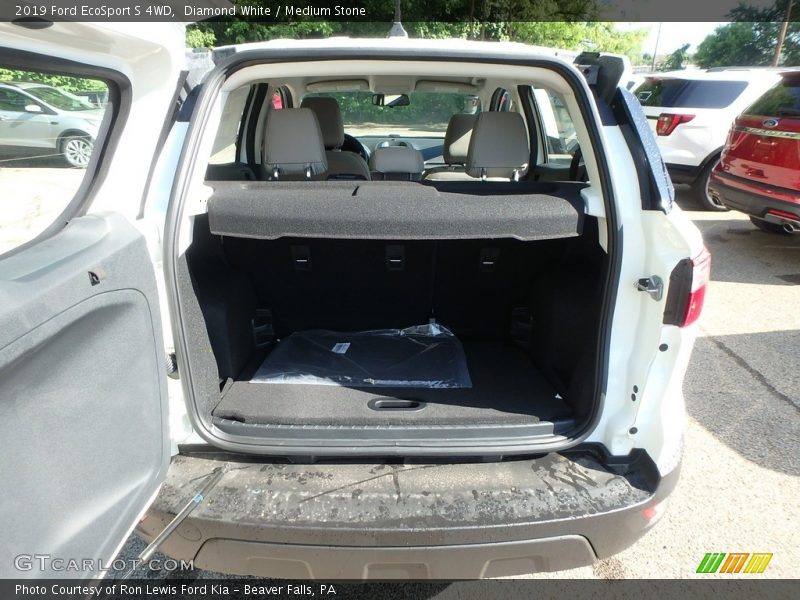 Diamond White / Medium Stone 2019 Ford EcoSport S 4WD