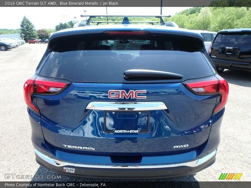 Blue Emerald Metallic / Jet Black 2019 GMC Terrain SLT AWD
