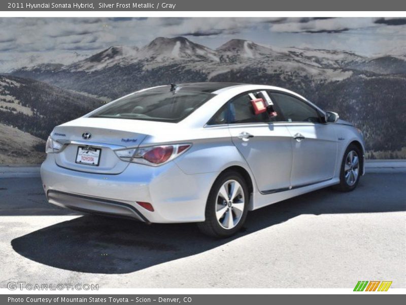 Silver Frost Metallic / Gray 2011 Hyundai Sonata Hybrid