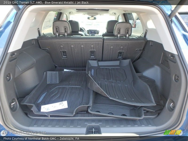 Blue Emerald Metallic / Jet Black 2019 GMC Terrain SLT AWD