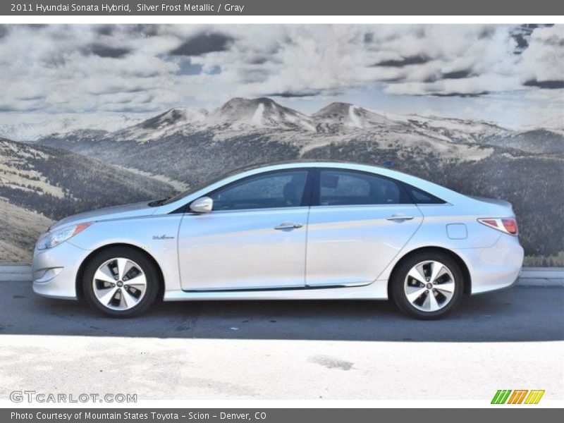 Silver Frost Metallic / Gray 2011 Hyundai Sonata Hybrid