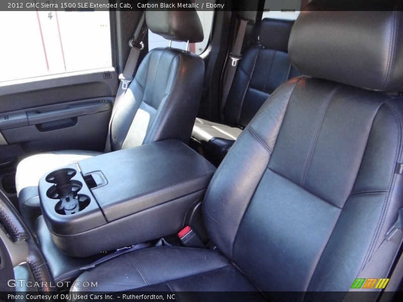 Carbon Black Metallic / Ebony 2012 GMC Sierra 1500 SLE Extended Cab