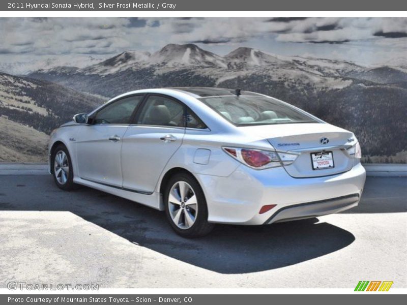 Silver Frost Metallic / Gray 2011 Hyundai Sonata Hybrid