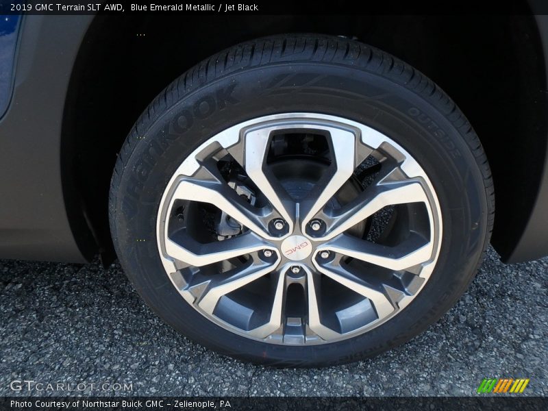 Blue Emerald Metallic / Jet Black 2019 GMC Terrain SLT AWD