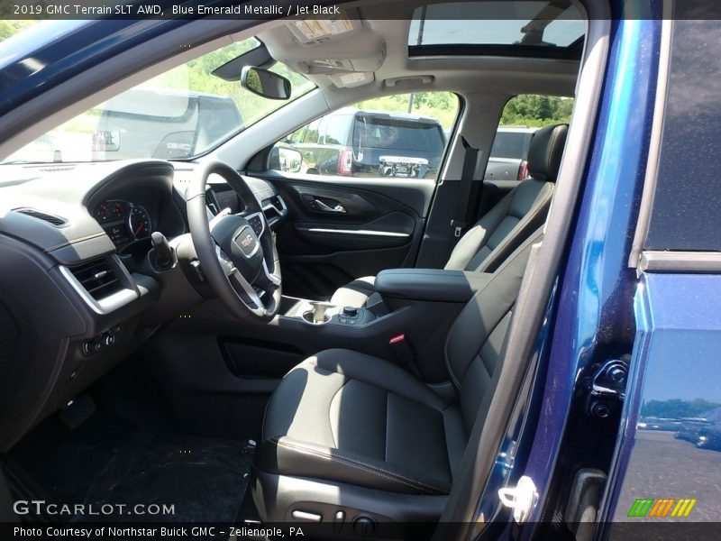 Blue Emerald Metallic / Jet Black 2019 GMC Terrain SLT AWD