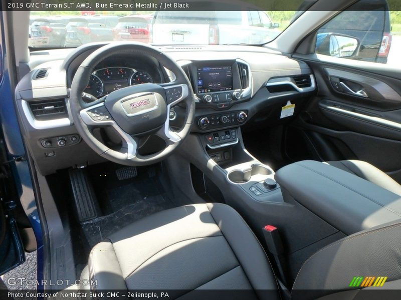 Blue Emerald Metallic / Jet Black 2019 GMC Terrain SLT AWD