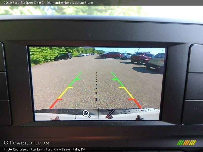 Diamond White / Medium Stone 2019 Ford EcoSport S 4WD