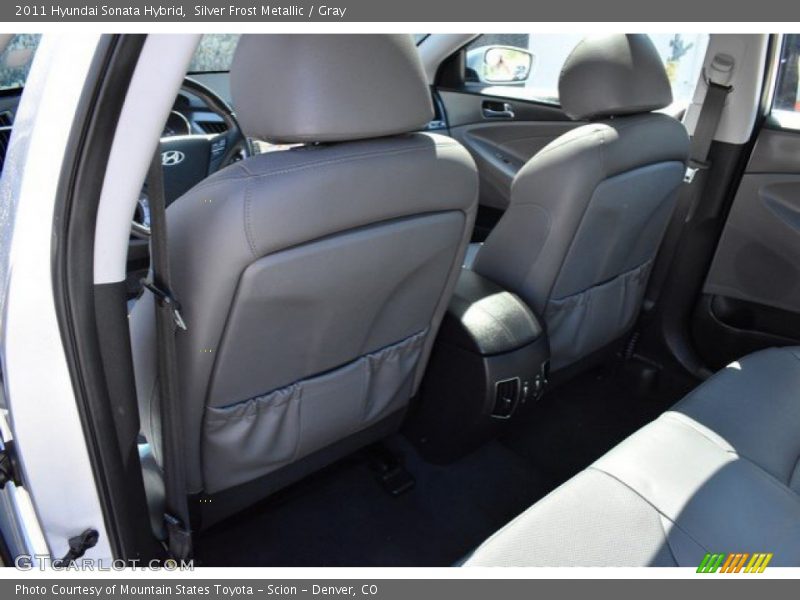 Silver Frost Metallic / Gray 2011 Hyundai Sonata Hybrid