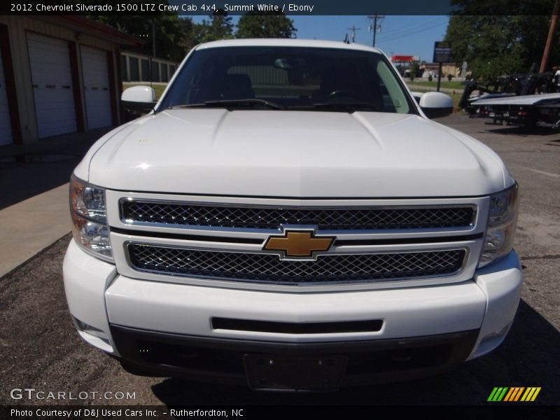 Summit White / Ebony 2012 Chevrolet Silverado 1500 LTZ Crew Cab 4x4