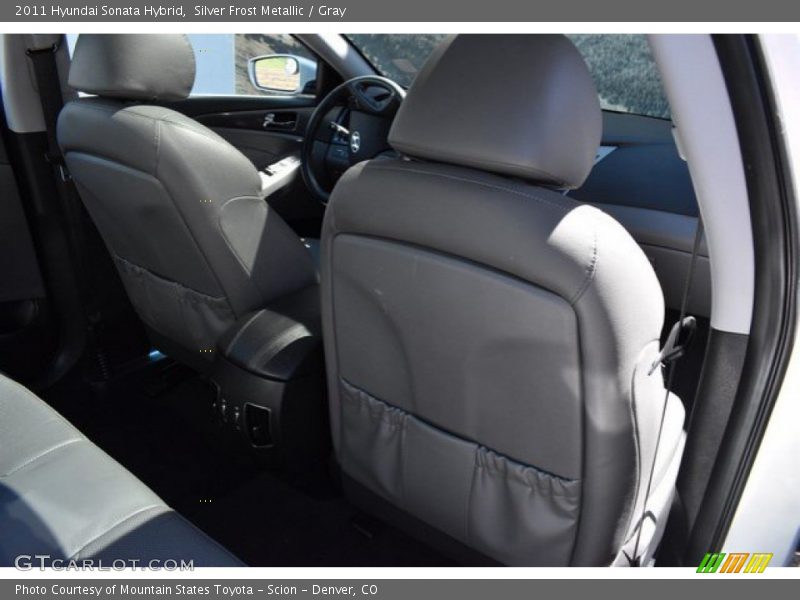 Silver Frost Metallic / Gray 2011 Hyundai Sonata Hybrid