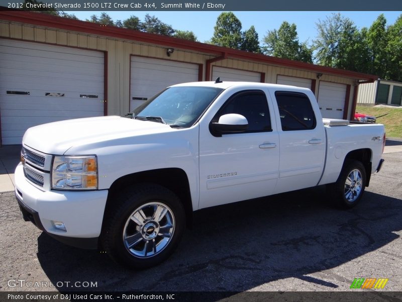 Summit White / Ebony 2012 Chevrolet Silverado 1500 LTZ Crew Cab 4x4