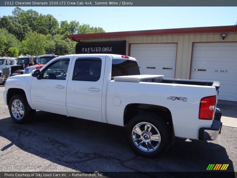Summit White / Ebony 2012 Chevrolet Silverado 1500 LTZ Crew Cab 4x4