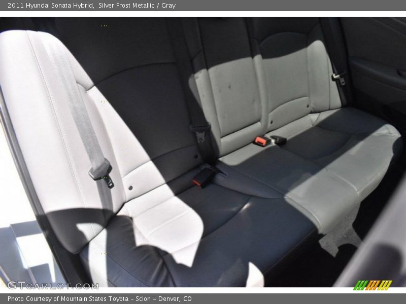 Silver Frost Metallic / Gray 2011 Hyundai Sonata Hybrid