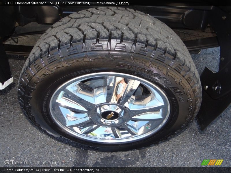 Summit White / Ebony 2012 Chevrolet Silverado 1500 LTZ Crew Cab 4x4