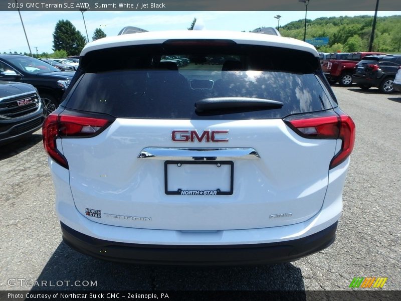 Summit White / Jet Black 2019 GMC Terrain SLE AWD