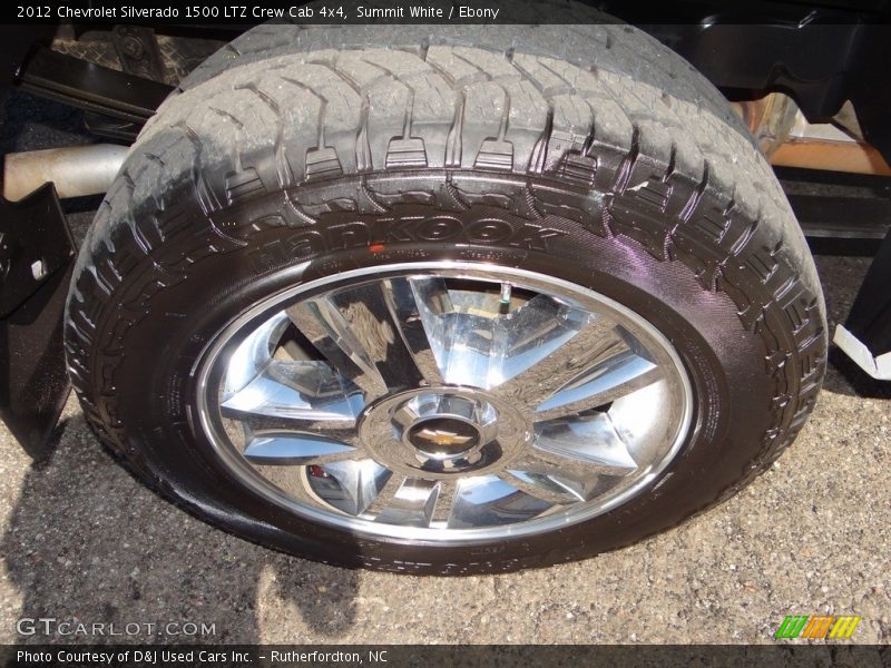 Summit White / Ebony 2012 Chevrolet Silverado 1500 LTZ Crew Cab 4x4