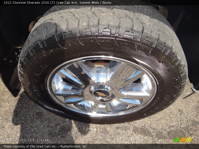Summit White / Ebony 2012 Chevrolet Silverado 1500 LTZ Crew Cab 4x4