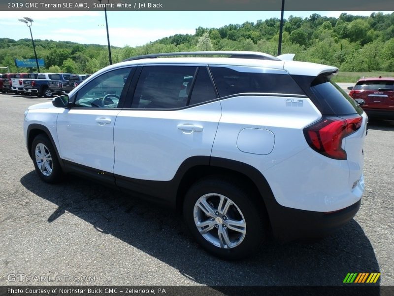 Summit White / Jet Black 2019 GMC Terrain SLE AWD