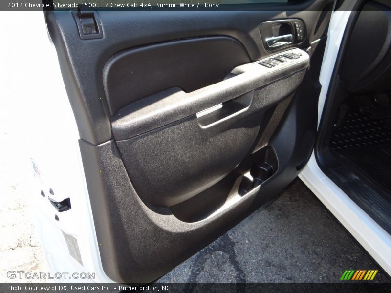 Summit White / Ebony 2012 Chevrolet Silverado 1500 LTZ Crew Cab 4x4