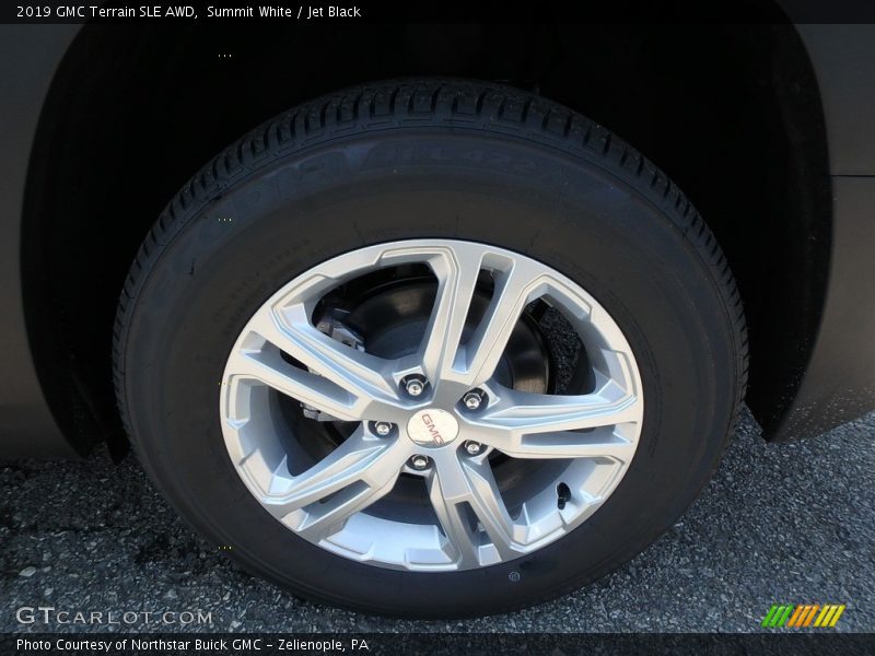 Summit White / Jet Black 2019 GMC Terrain SLE AWD
