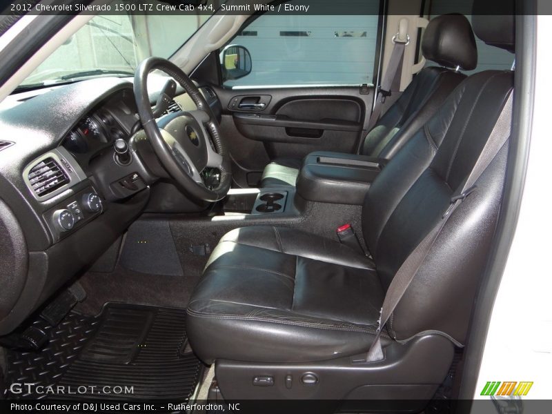 Summit White / Ebony 2012 Chevrolet Silverado 1500 LTZ Crew Cab 4x4