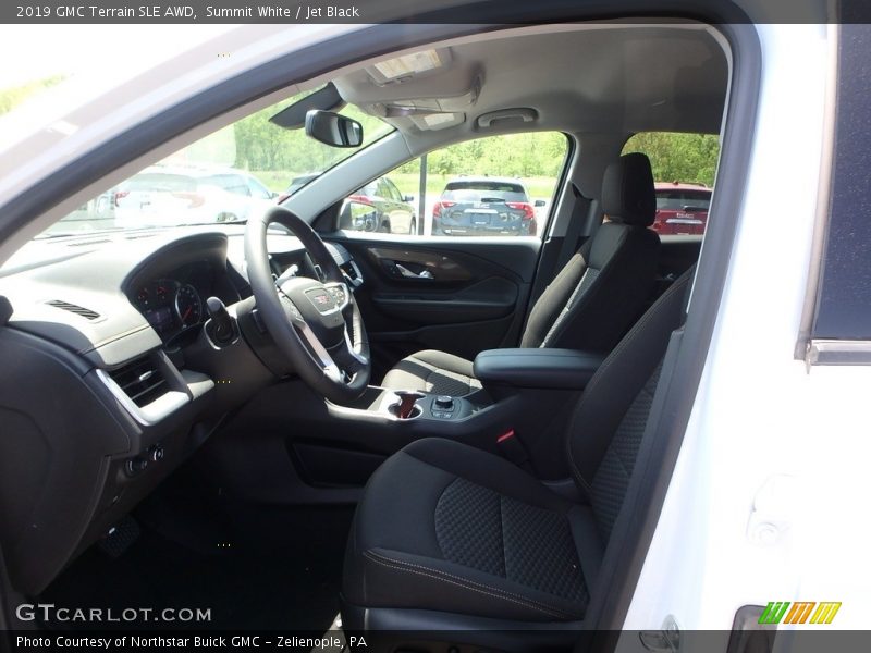 Summit White / Jet Black 2019 GMC Terrain SLE AWD