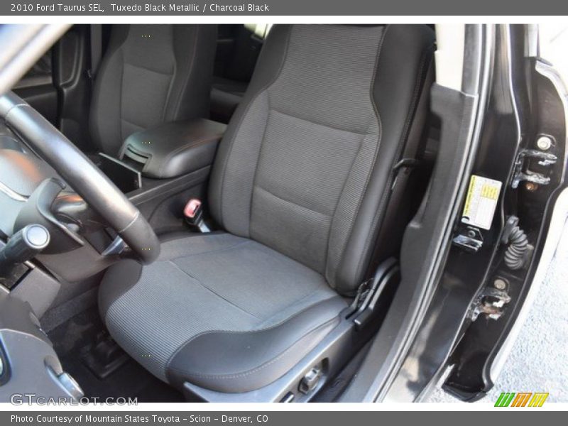 Tuxedo Black Metallic / Charcoal Black 2010 Ford Taurus SEL