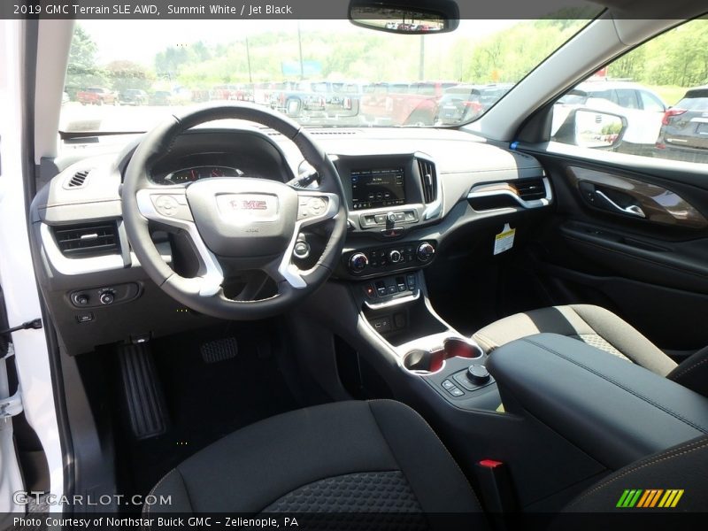Summit White / Jet Black 2019 GMC Terrain SLE AWD