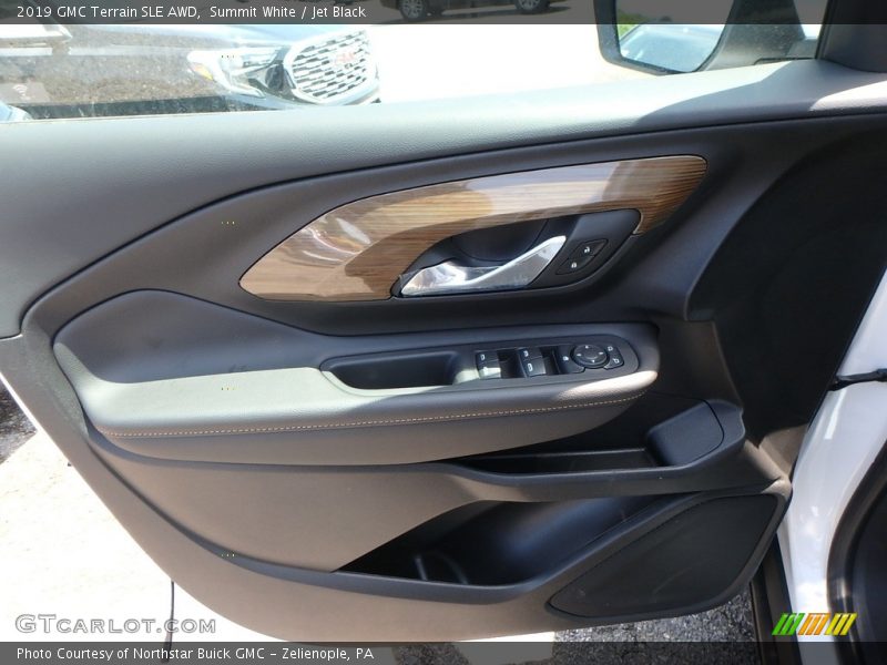 Summit White / Jet Black 2019 GMC Terrain SLE AWD