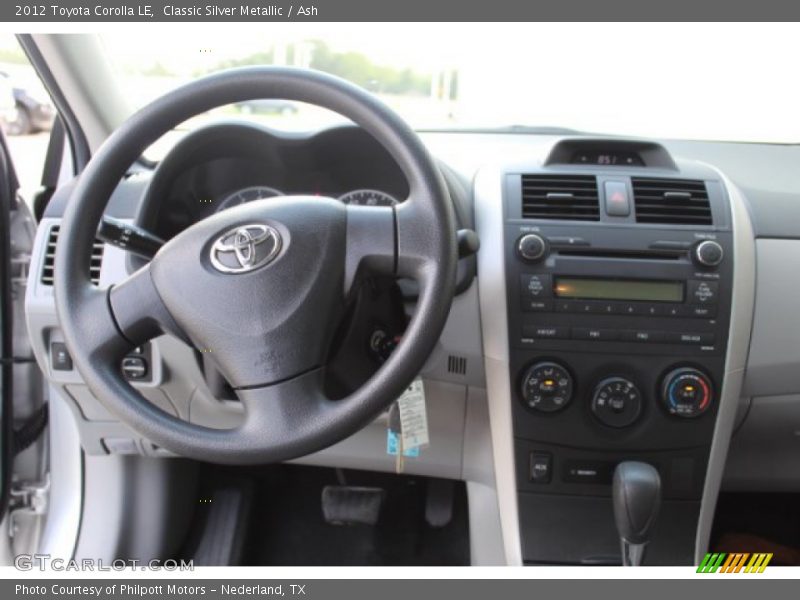 Classic Silver Metallic / Ash 2012 Toyota Corolla LE