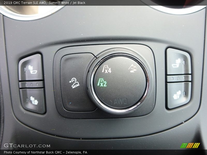 Summit White / Jet Black 2019 GMC Terrain SLE AWD