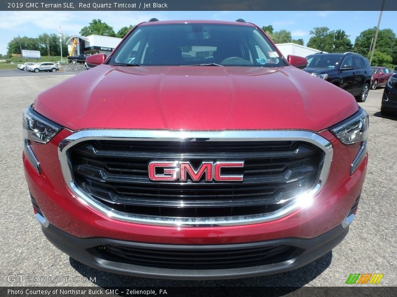 Red Quartz Tintcoat / Jet Black 2019 GMC Terrain SLE