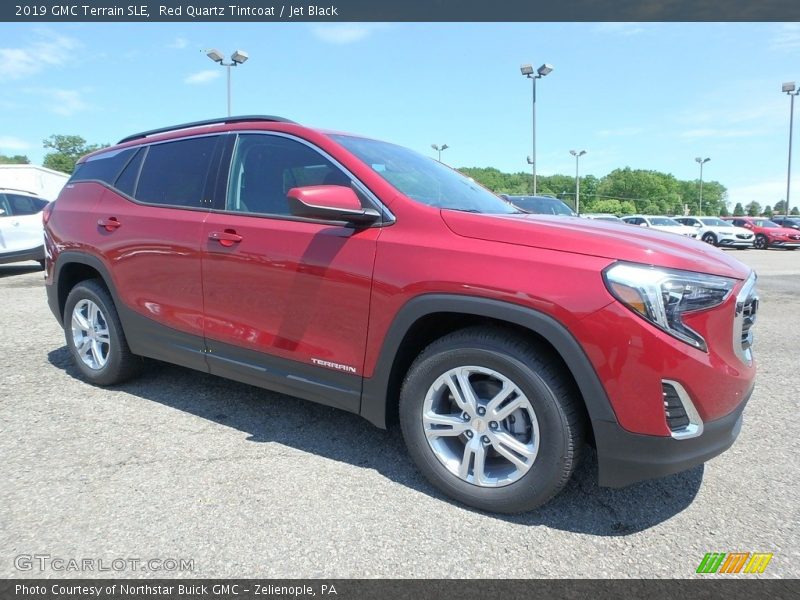 Red Quartz Tintcoat / Jet Black 2019 GMC Terrain SLE