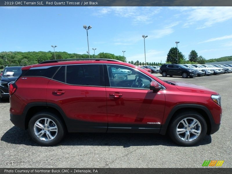 Red Quartz Tintcoat / Jet Black 2019 GMC Terrain SLE
