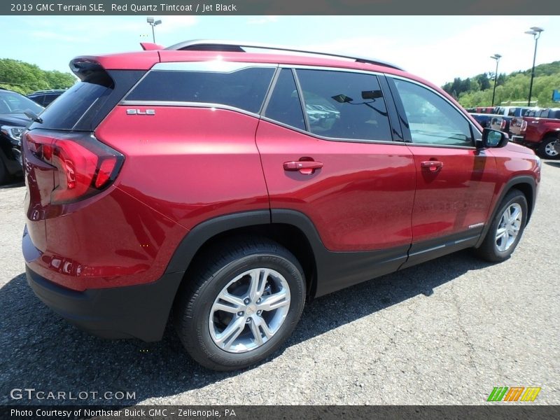 Red Quartz Tintcoat / Jet Black 2019 GMC Terrain SLE