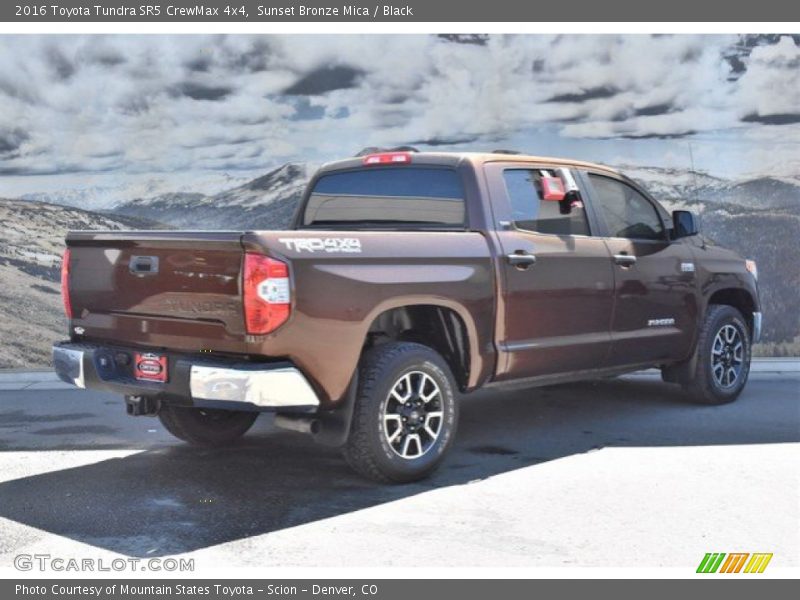 Sunset Bronze Mica / Black 2016 Toyota Tundra SR5 CrewMax 4x4