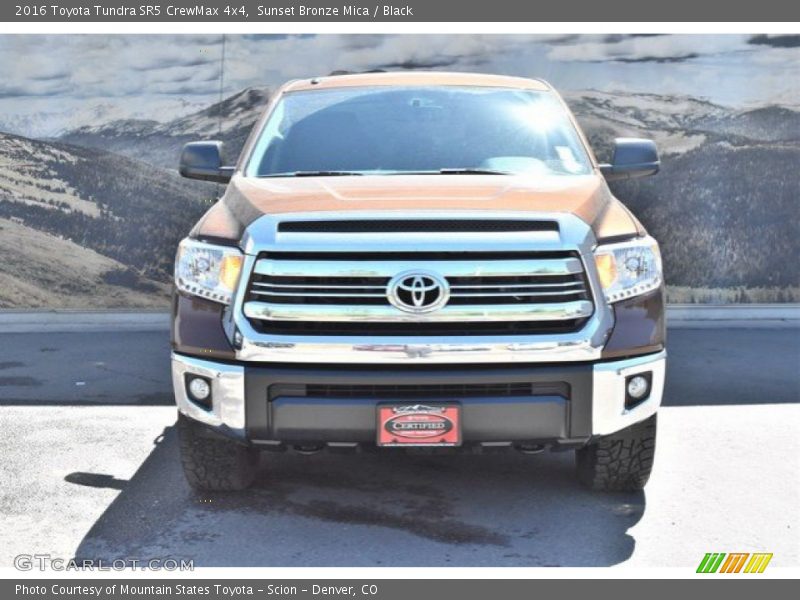 Sunset Bronze Mica / Black 2016 Toyota Tundra SR5 CrewMax 4x4