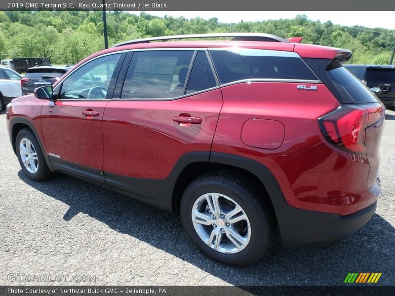 Red Quartz Tintcoat / Jet Black 2019 GMC Terrain SLE