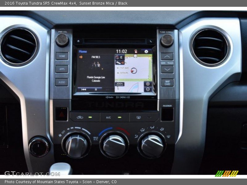 Sunset Bronze Mica / Black 2016 Toyota Tundra SR5 CrewMax 4x4